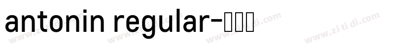 antonin regular字体转换